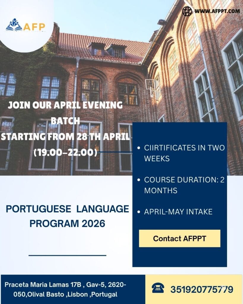 Portuguese Language Course in Portugal (A1 & A2) | Admissions Open 2026
